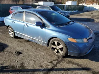 2006 Honda Civic LX z VIN 1HGFA16556L058534, wystawiony jako Copart lot #44396645 z przebiegiem 233 181 mil mil oraz Szkoda całkowita • Salvage title. Historia ofert i sprzedaży dostępna na DreamBid. Obrazek 4.