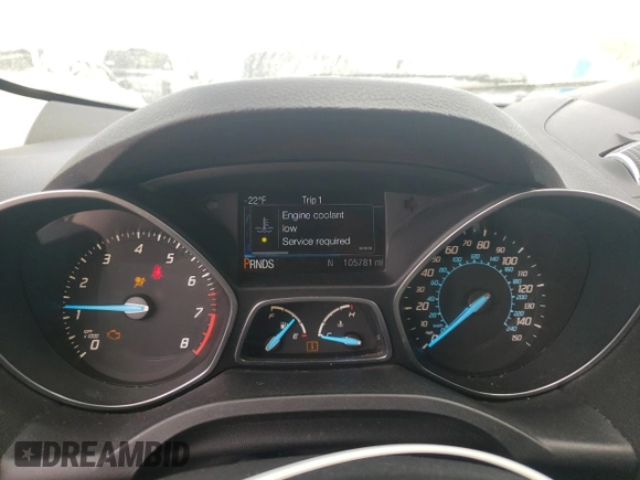 2013 Ford Escape SE with VIN 1FMCU0GX2DUA16831, listed as a Copart auction lot 53282885 with 105,781 mi miles and Salvage Title. Bid and sale history available at carsss.com. Image 9.