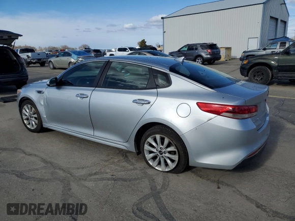 2017 Kia Optima LX with VIN 5XXGT4L31HG139163, listed as a Copart auction lot 46592635 with 119,365 mi miles and Salvage Title. Bid and sale history available at carsss.com. Image 2.