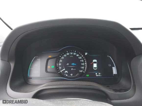 2018 Hyundai Ioniq Hybrid Limited with VIN KMHC05LC3JU073109, listed as a IAAI auction lot 41625293 with 69,415 mi miles. Bid and sale history available at carsss.com. Image 7.