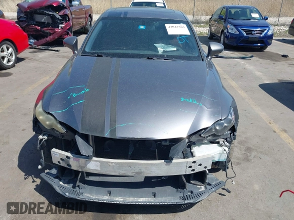 2014 Lexus IS 250 with VIN JTHBF1D27E5021235, listed as a IAAI auction lot 42047503 with 223,521 mi miles and . Bid and sale history available at DreamBid. Image 6.