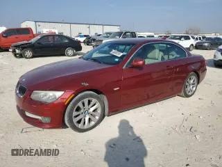 2011 BMW 3 Series 328i with VIN WBADW3C57BE538741, listed as a Copart auction lot 44600395 with 195,905 mi miles and Salvage Title. Bid and sale history available at carsss.com. Image 1.