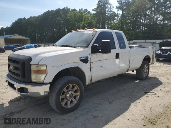 2008 Ford F-250 XL with VIN 1FTSX21598EA73327, listed as a Copart auction lot 61251425 with 216,694 mi miles and Salvage title. Bid and sale history available at DreamBid. Image 1.