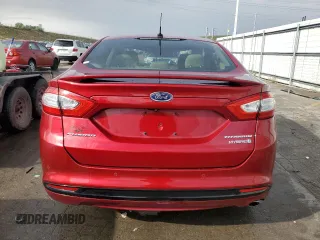 2015 Ford Fusion Titanium Hybrid with VIN 3FA6P0RUXFR247357, listed as a Copart auction lot 55943975 with 112,278 mi miles and Salvage title. Bid and sale history available at DreamBid. Image 6.