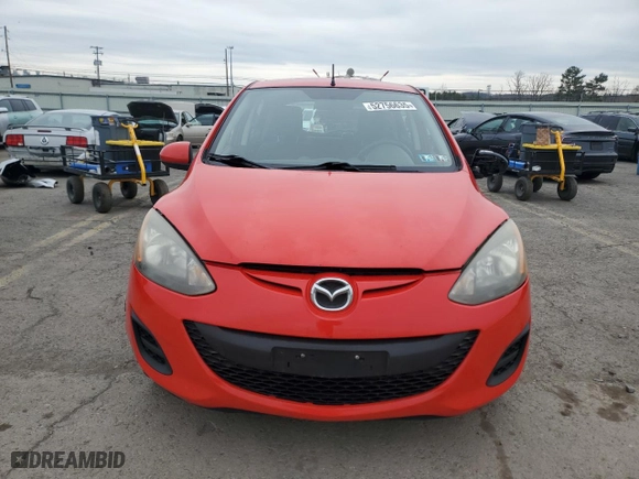 2011 Mazda Mazda2 Sport with VIN JM1DE1HZ8B0128484, listed as a Copart auction lot 52756635 with 143,691 mi miles and Salvage Title. Bid and sale history available at carsss.com. Image 5.
