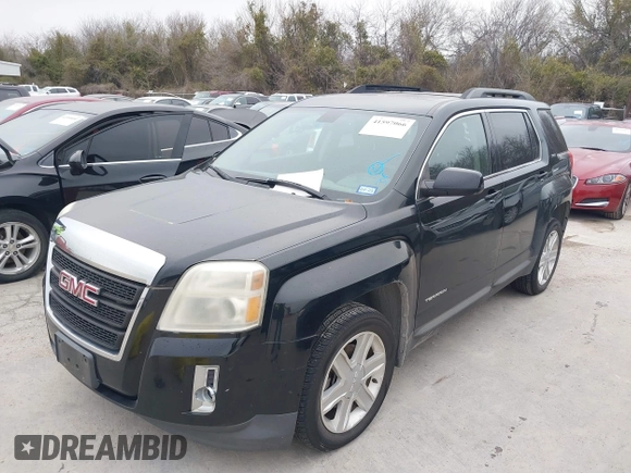 2010 GMC Terrain SLE-2 with VIN 2CTALDEW8A6373610, listed as a IAAI auction lot 41597066 with 190,527 mi miles. Bid and sale history available at carsss.com. Image 2.