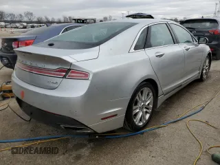 2015 Lincoln MKZ with VIN 3LN6L2J99FR628945, listed as a Copart auction lot 50573555 with 139,644 mi miles and Salvage title. Bid and sale history available at DreamBid. Image 3.