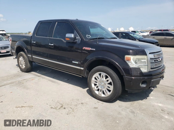 2013 Ford F-150 XL with VIN 1FTFW1ET6DFA57615, listed as a Copart auction lot 59382075 with 226,879 mi miles and Salvage title. Bid and sale history available at DreamBid. Image 4.