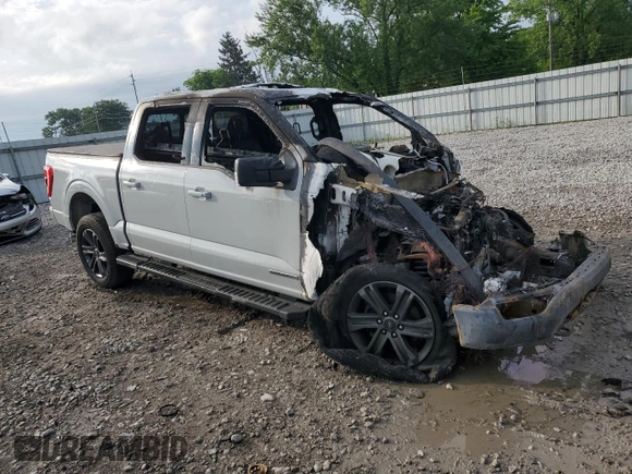 2023 Ford F-150 XL with VIN 1FTFW1ED7PFB40807, listed as a Copart auction lot 62353295 with Not provided miles and Salvage title. Bid and sale history available at DreamBid. Image 4.