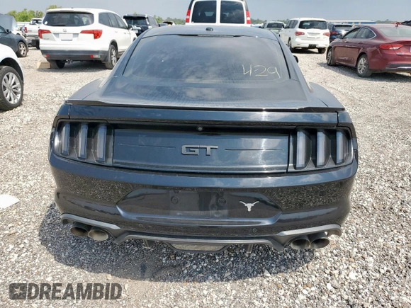 2018 Ford Mustang GT with VIN 1FA6P8CF9J5153412, listed as a Copart auction lot 57088015 with 67,031 mi miles and Salvage title. Bid and sale history available at DreamBid. Image 6.