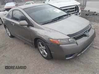 2008 Honda Civic Cpe LX with VIN 2HGFG116X8H527938, listed as a IAAI auction lot 41756911 with 193,448 mi miles. Bid and sale history available at carsss.com. Image 1.
