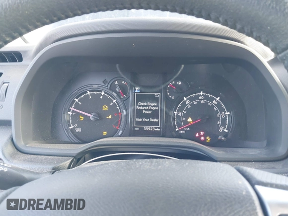 2023 Toyota 4Runner SR5 with VIN JTEMU5JR1P6125611, listed as a IAAI auction lot 41039223 with 35,923 mi miles and . Bid and sale history available at DreamBid. Image 7.