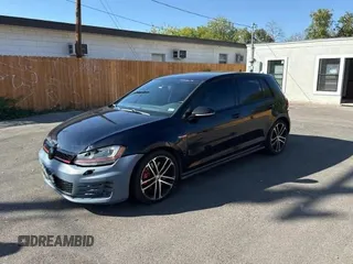 2017 Volkswagen Golf GTI Autobahn with VIN 3VW547AUXHM070339, listed as a Copart auction lot 79926274 with 95,942 mi miles and Clean Title. Bid and sale history available at carsss.com. Image 2.
