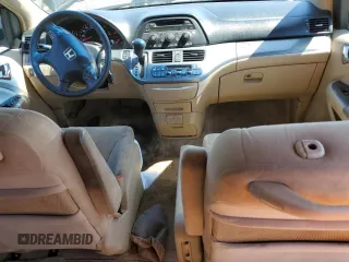 2005 Honda Odyssey EX with VIN 5FNRL38415B009502, listed as a Copart auction lot 53872455 with 205,051 mi miles and Salvage title. Bid and sale history available at DreamBid. Image 8.
