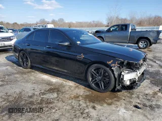 2017 Mercedes-Benz E-Class AMG E 43 with VIN WDDZF6EB8HA209906, listed as a Copart auction lot 42170265 with 88,824 mi miles and Salvage Title. Bid and sale history available at carsss.com. Image 4.