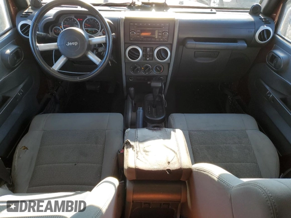 2008 Jeep Wrangler Unlimited Sahara with VIN 1J4GA59158L626362, listed as a Copart auction lot 87647045 with 179,547 mi miles and Non repairable. Bid and sale history available at DreamBid. Image 8.
