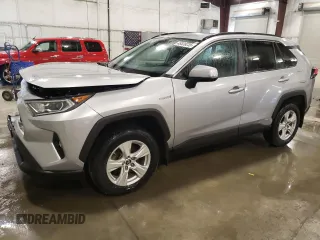 2019 Toyota RAV4 Hybrid XLE with VIN 2T3RWRFV2KW032119, listed as a Copart auction lot 49328235 with 135,235 mi miles and Salvage Title. Bid and sale history available at carsss.com. Image 1.