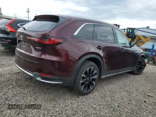 2024 Mazda CX-90 Premium Plus with VIN JM3KKEHA9R1152449, listed as a Copart auction lot 63047925 with 10,235 mi miles and Salvage title. Bid and sale history available at DreamBid. Image 3.