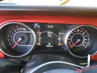 2020 Jeep Wrangler Unlimited Rubicon с VIN 1C4HJXFG3LW187460, выставлен на аукционе Copart как лот 50154435 с пробегом 87 981 миль миль и Списание • Salvage title. История ставок и продаж доступна на DreamBid. Изображение 9.