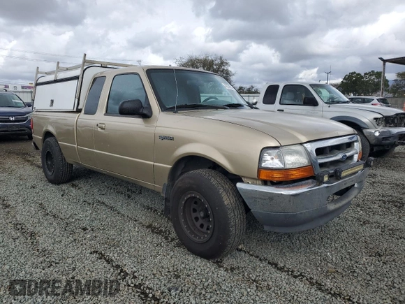 1999 Ford Ranger XL with VIN 1FTYR14V2XPB40086, listed as a Copart auction lot 48226555 with 177,594 mi miles and Salvage Title. Bid and sale history available at carsss.com. Image 4.