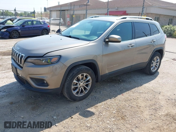 2019 Jeep Cherokee Latitude Plus with VIN 1C4PJMLN8KD148533, listed as a IAAI auction lot 42480637 with 63,473 mi miles and . Bid and sale history available at DreamBid. Image 2.