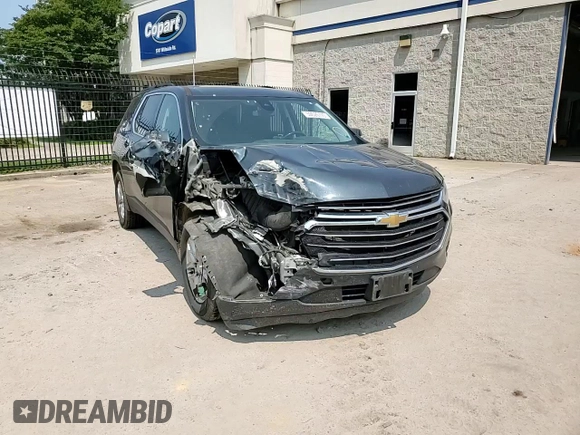 2020 Chevrolet Traverse LT Cloth with VIN 1GNERGKW7LJ324204, listed as a Copart auction lot 59526775 with 125,373 mi miles and Salvage title. Bid and sale history available at DreamBid. Image 14.