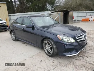 2014 Mercedes-Benz E 550 Sport with VIN WDDHF9BB2EA941669, listed as a Copart auction lot 43350365 with 131,978 mi miles and Salvage Title. Bid and sale history available at DreamBid. Image 4.