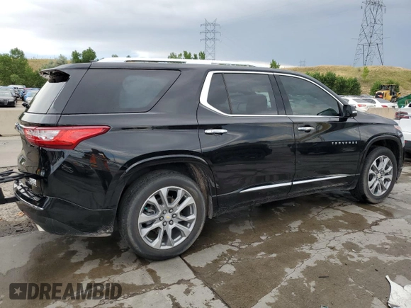 2021 Chevrolet Traverse Premier with VIN 1GNEVKKW8MJ124268, listed as a Copart auction lot 66551544 with 29,280 mi miles and Salvage Title. Bid and sale history available at carsss.com. Image 3.