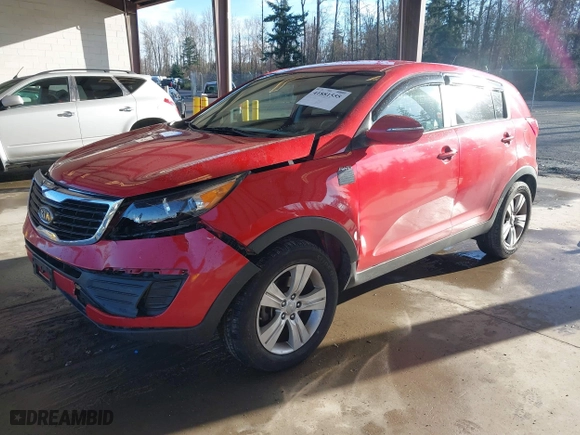 2012 Kia Sportage LX with VIN KNDPBCA24C7229772, listed as a IAAI auction lot 41881555 with 176,589 mi miles. Bid and sale history available at carsss.com. Image 17.
