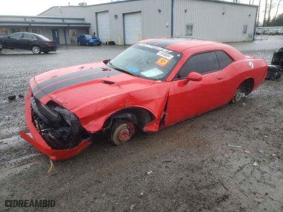 2014 Dodge Challenger SXT with VIN 2C3CDYAG6EH289937, listed as a Copart auction lot 41648694 with 0 mi miles and Salvage Title. Bid and sale history available at carsss.com. Image 1.