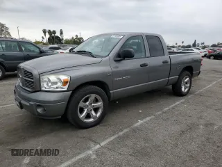 2007 Dodge Ram 1500 SLT with VIN 1D7HA18267S198163, listed as a Copart auction lot 51105005 with 147,045 mi miles and Clean Title. Bid and sale history available at carsss.com. Image 1.