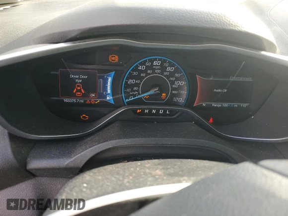 2017 Ford C-Max Energi SE with VIN 1FADP5EU0HL105725, listed as a Copart auction lot 54618685 with 163,375 mi miles and Clean Title. Bid and sale history available at carsss.com. Image 9.