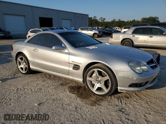 2004 Mercedes-Benz SL 55/63 AMG с VIN WDBSK74F24F074497, выставлен на аукционе Copart как лот 75643484 с пробегом 93 657 миль миль и Списание • Salvage title. История ставок и продаж доступна на DreamBid. Изображение 4.