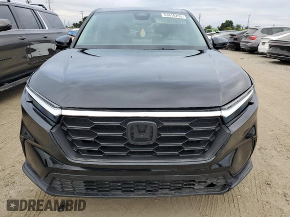 2025 Honda CR-V EX with VIN 2HKRS4H43SH411186, listed as a Copart auction lot 53816295 with 9,172 mi miles and Salvage Title. Bid and sale history available at DreamBid. Image 5.