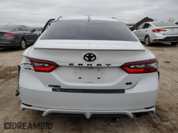 2022 Toyota Camry SE with VIN 4T1T11AK8NU041178, listed as a Copart auction lot 85506004 with 84,309 mi miles and Salvage Title. Bid and sale history available at carsss.com. Image 6.