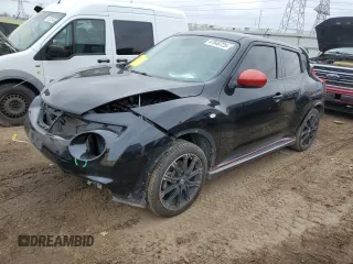 2013 Nissan Juke SV with VIN JN8AF5MV4DT230154, listed as a Copart auction lot 47546725 with 108,249 mi miles and Salvage Title. Bid and sale history available at carsss.com. Image 1.