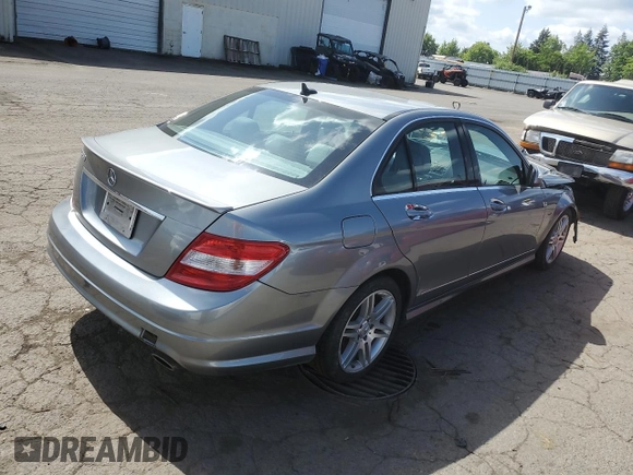 2008 Mercedes-Benz C 350 Sport with VIN WDDGF56X78F155772, listed as a Copart auction lot 55362405 with 117,260 mi miles and Salvage title. Bid and sale history available at DreamBid. Image 3.