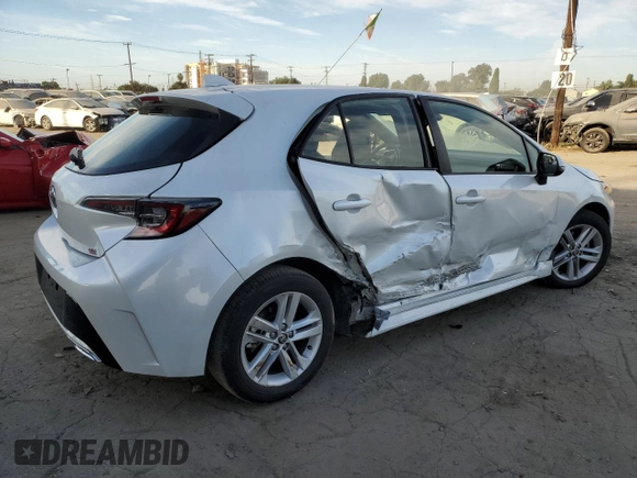2022 Toyota Corolla Hatchback SE with VIN JTND4MBE4N3187816, listed as a Copart auction lot 78040884 with 31,927 mi miles and Clean Title. Bid and sale history available at carsss.com. Image 3.