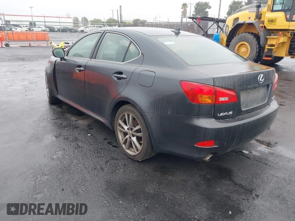2008 Lexus IS 250 with VIN JTHBK262685083129, listed as a IAAI auction lot 41199589 with 93,955 mi miles. Bid and sale history available at carsss.com. Image 3.