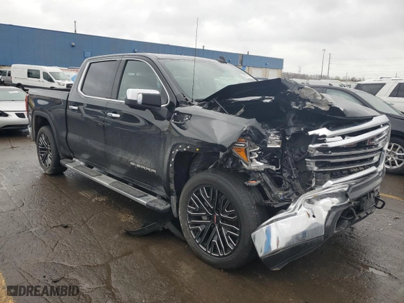 2019 GMC Sierra 1500 SLT with VIN 1GTU9DEL0KZ112071, listed as a Copart auction lot 83867954 with 34,624 mi miles and Clean Title. Bid and sale history available at carsss.com. Image 4.