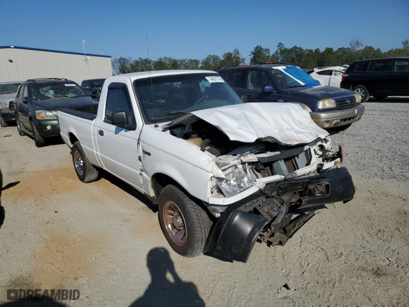 2005 Ford Ranger XL with VIN 1FTYR10D95PA68040, listed as a Copart auction lot 74431774 with 0 mi miles and Salvage Title. Bid and sale history available at carsss.com. Image 4.