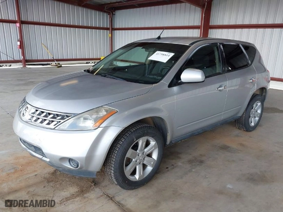 2006 Nissan Murano SL with VIN JN8AZ08W76W521763, listed as a IAAI auction lot 41798814 with 135,382 mi miles. Bid and sale history available at carsss.com. Image 2.