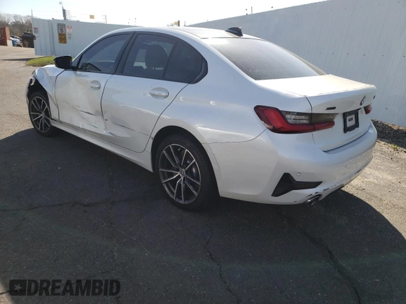 2020 BMW 3 Series 330i xDrive with VIN 3MW5R7J0XL8B18065, listed as a Copart auction lot 53439165 with 69,314 mi miles and Salvage Title. Bid and sale history available at carsss.com. Image 2.