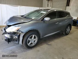 2015 Nissan Murano SV with VIN 5N1AZ2MG5FN247776, listed as a Copart auction lot 85752614 with 134,844 mi miles and Salvage Title. Bid and sale history available at carsss.com. Image 1.