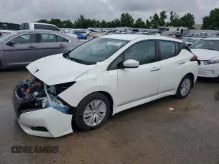 2023 Nissan LEAF S with VIN 1N4AZ1BV6PC561441, listed as a Copart auction lot 60996905 with 31,007 mi miles and Salvage title. Bid and sale history available at DreamBid. Image 1.