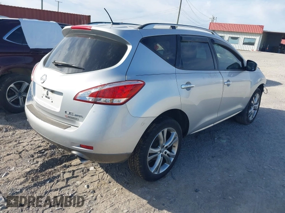 2013 Nissan Murano SV with VIN JN8AZ1MW2DW300287, listed as a IAAI auction lot 41668331 with 71,099 mi miles. Bid and sale history available at carsss.com. Image 4.