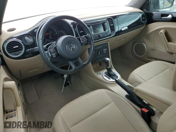 2015 Volkswagen Beetle 1.8T w/Tech with VIN 3VW517AT0FM805617, listed as a Copart auction lot 54699545 with 50,247 mi miles and Non Repairable. Bid and sale history available at DreamBid. Image 8.