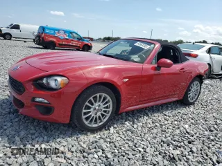 2018 FIAT 124 Spider Abarth with VIN JC1NFAEK2J0134172, listed as a Copart auction lot 64563365 with 7,662 mi miles and Non repairable. Bid and sale history available at DreamBid. Image 1.
