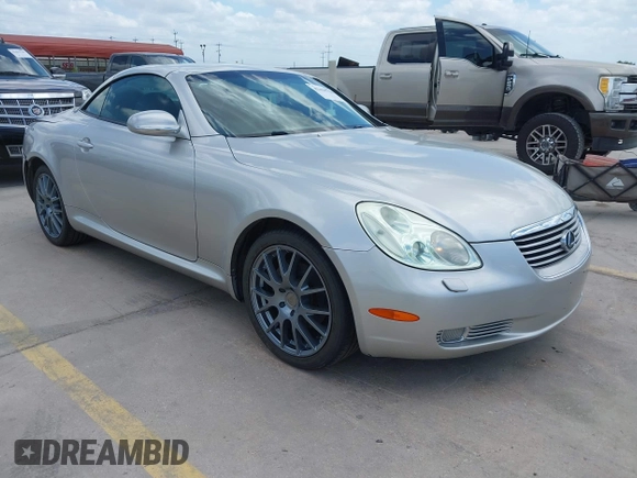 2002 Lexus SC 430 с VIN JTHFN48Y420001389, выставлен на аукционе IAAI как лот 42438710 с пробегом 110 092 миль миль и . История ставок и продаж доступна на DreamBid. Изображение 1.