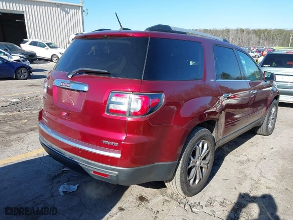 2016 GMC Acadia SLT with VIN 1GKKVRKDXGJ243838, listed as a IAAI auction lot 41250289 with 123,840 mi miles. Bid and sale history available at carsss.com. Image 4.